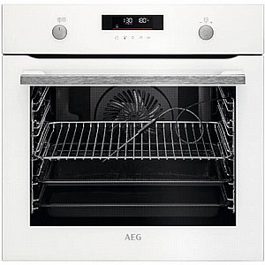 תנור בנוי פירוליטי 71 ליטר AEG א.א.ג. BPE255636W StramBake Pyroluxe Plus לבן תנור בנוי פירוליטי 71 ליטר AEG א.א.ג. BPE255636W StramBake Pyroluxe Plus לבן